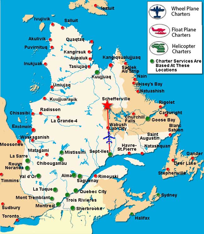 Sept Iles Charter Flights